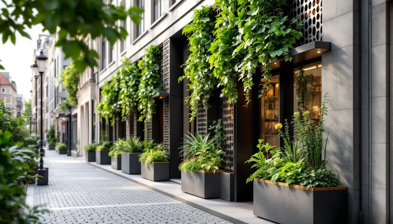 The Layered Approach to Biophilic Facades: Integrating Jalis and Architectural Planters