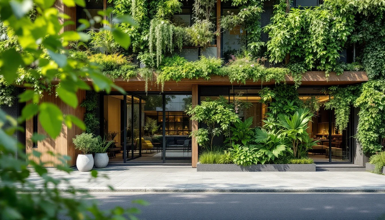 L'approche multicouche des façades biophiliques : Intégration de jalis et de jardinières architecturales